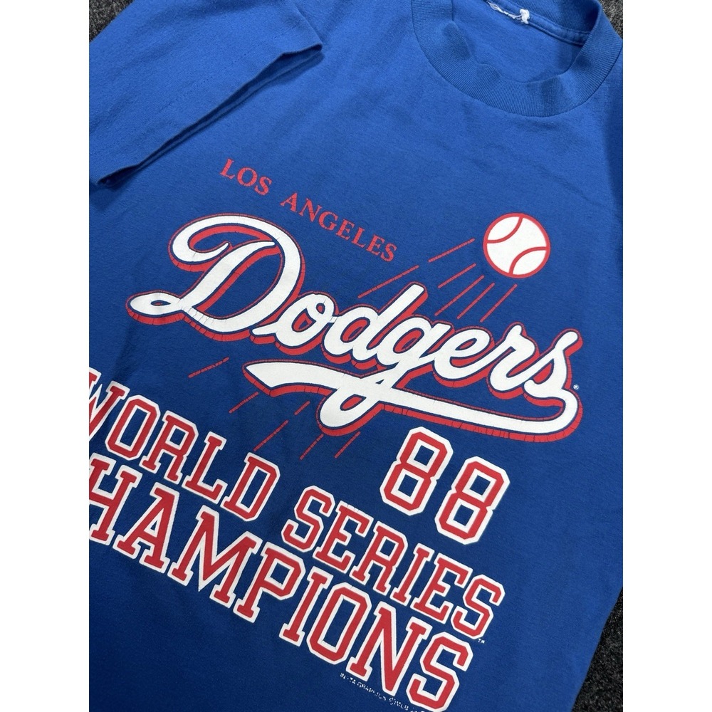 VTG 1988 Los Angeles Dodgers World Series Champions T Shirt USA M